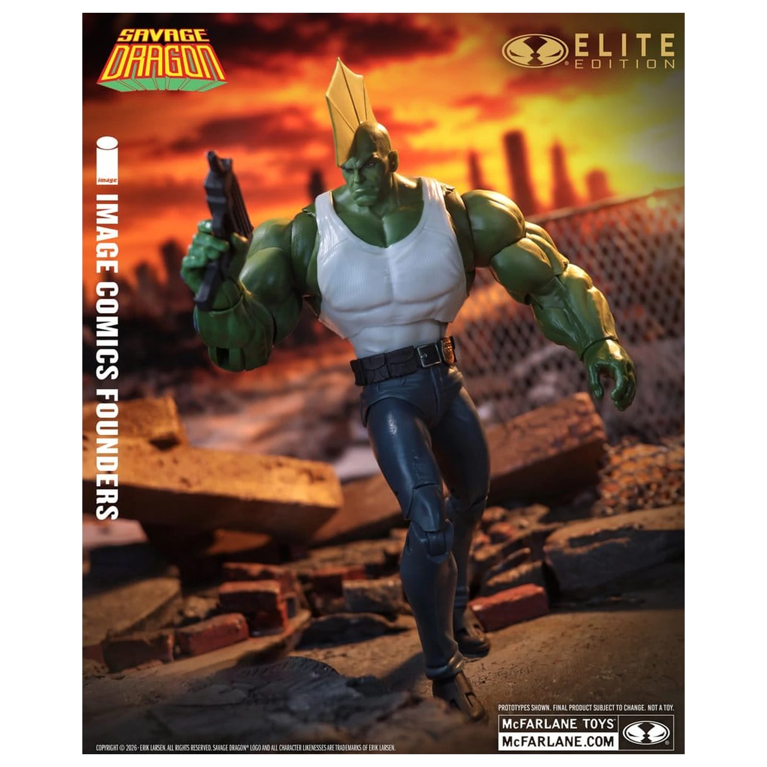 Savage Dragon Image Comics Founders Series McFarlane Elite Edition Figurka akcji Dragon 20 cm zdjęcie produktu