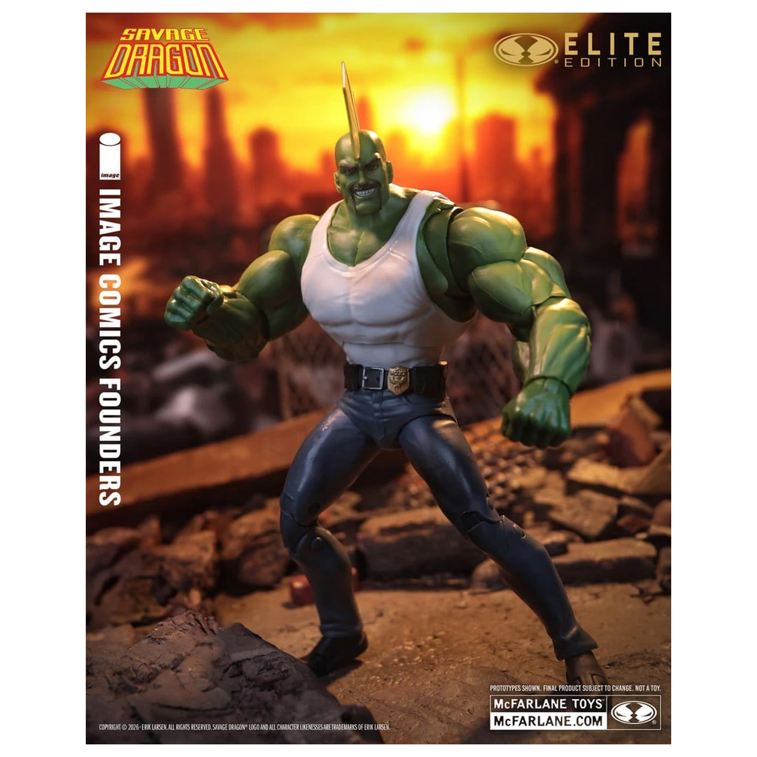 Savage Dragon Image Comics Founders Series McFarlane Elite Edition Figurka akcji Dragon 20 cm zdjęcie produktu