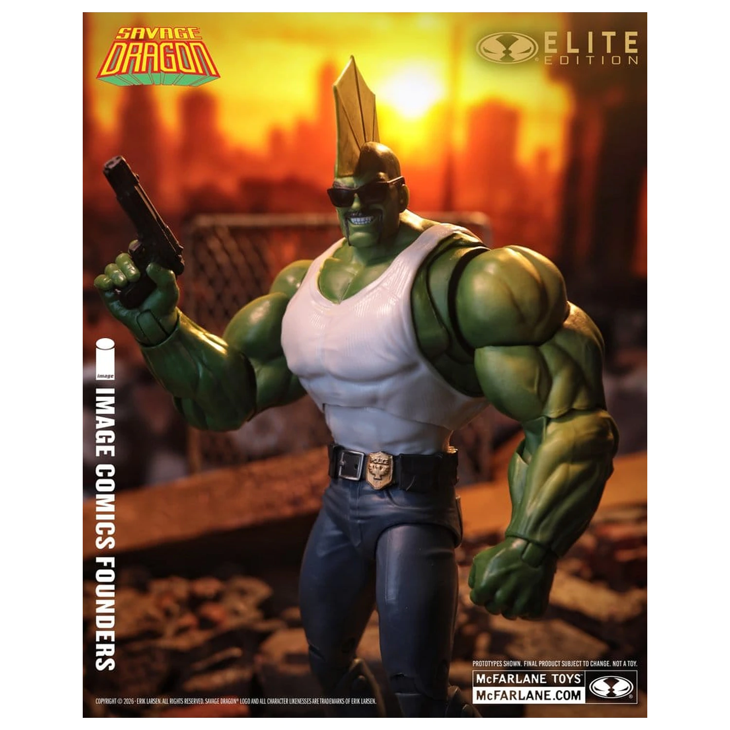 Savage Dragon Image Comics Founders Series McFarlane Elite Edition Figurka akcji Dragon 20 cm zdjęcie produktu