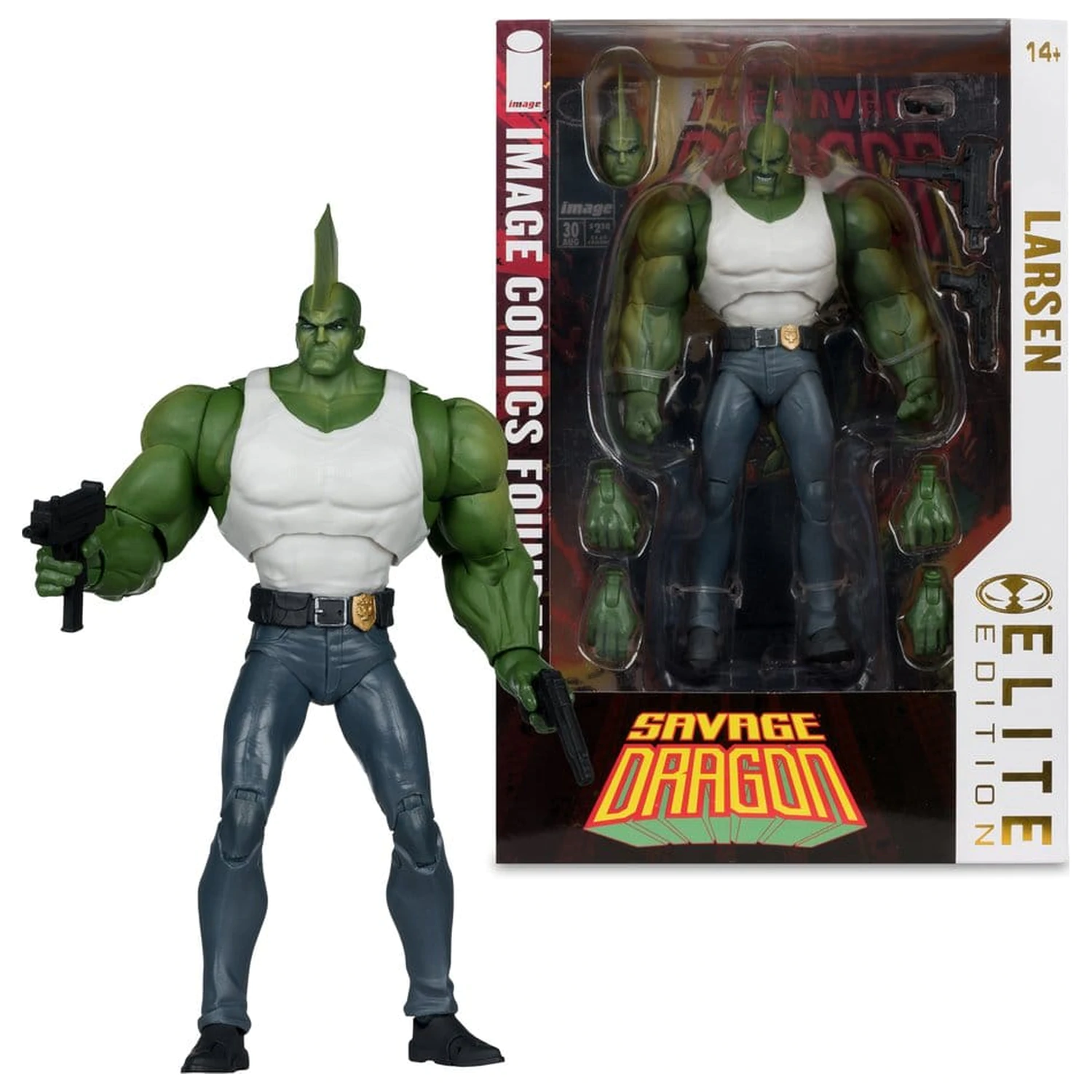 Savage Dragon Image Comics Founders Series McFarlane Elite Edition Figurka akcji Dragon 20 cm zdjęcie produktu