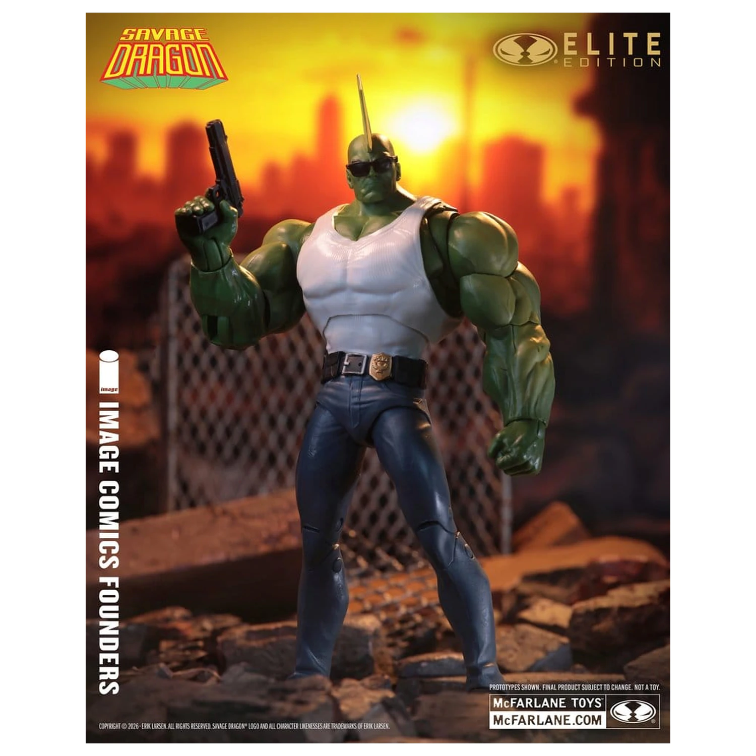 Savage Dragon Image Comics Founders Series McFarlane Elite Edition Figurka akcji Dragon 20 cm zdjęcie produktu