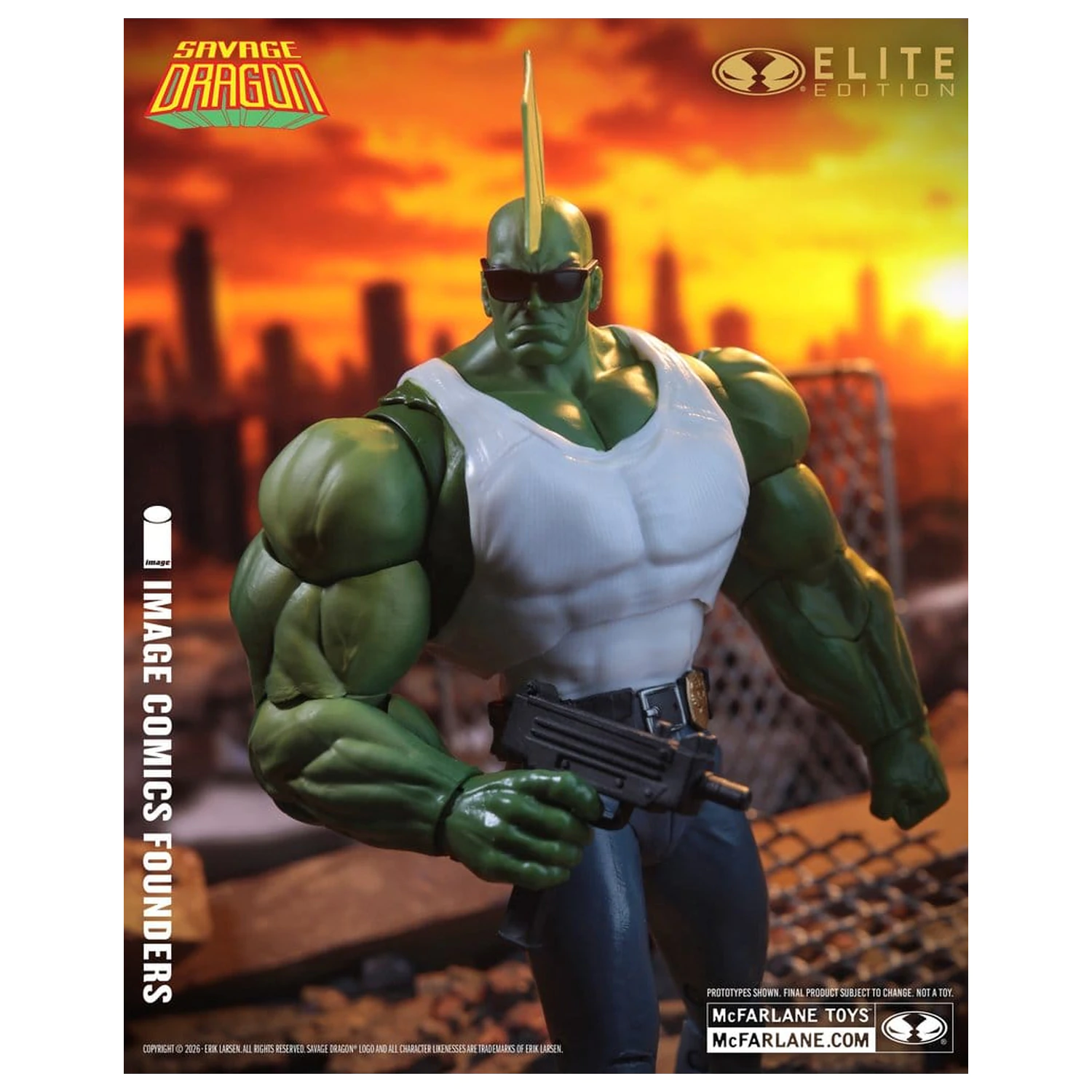 Savage Dragon Image Comics Founders Series McFarlane Elite Edition Figurka akcji Dragon 20 cm zdjęcie produktu
