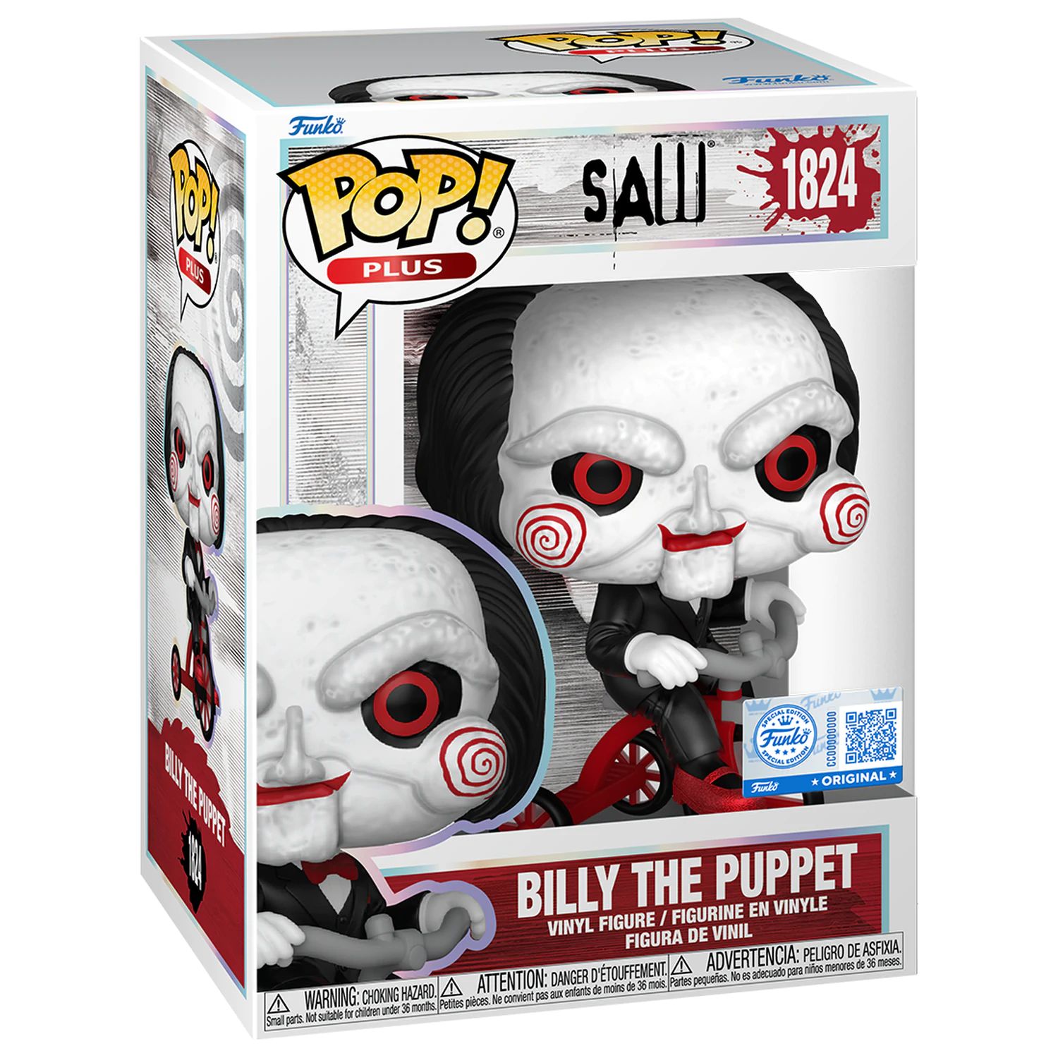 Saw Funko POP! Plus Vinyl Figure Billy na Tricycle Exclusive Edition 9 cm zdjęcie produktu