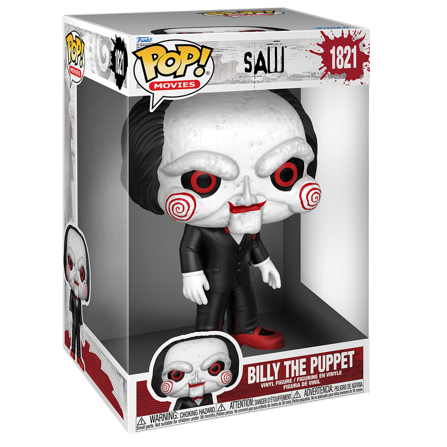 Saw Super Sized Jumbo Funko POP! Movies Figurka winylowa Billy the Puppet 25 cm zdjęcie produktu