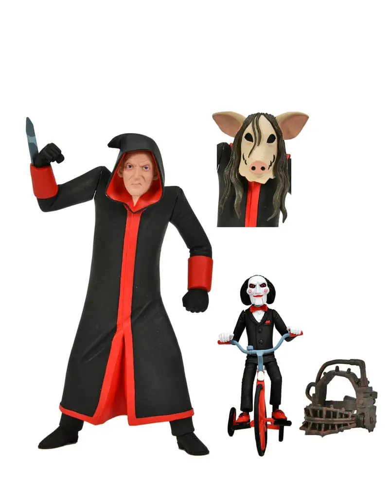 Saw Toony Terrors Figurka Jigsaw Killer & Billy Tricycle Zestaw w Pudełku 15 cm zdjęcie produktu