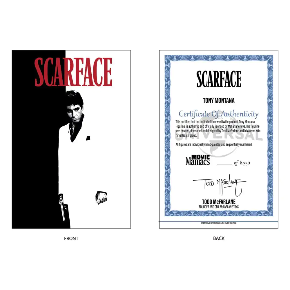 Scarface Movie Maniacs PVC Statuetka Tony Montana 17 cm zdjęcie produktu