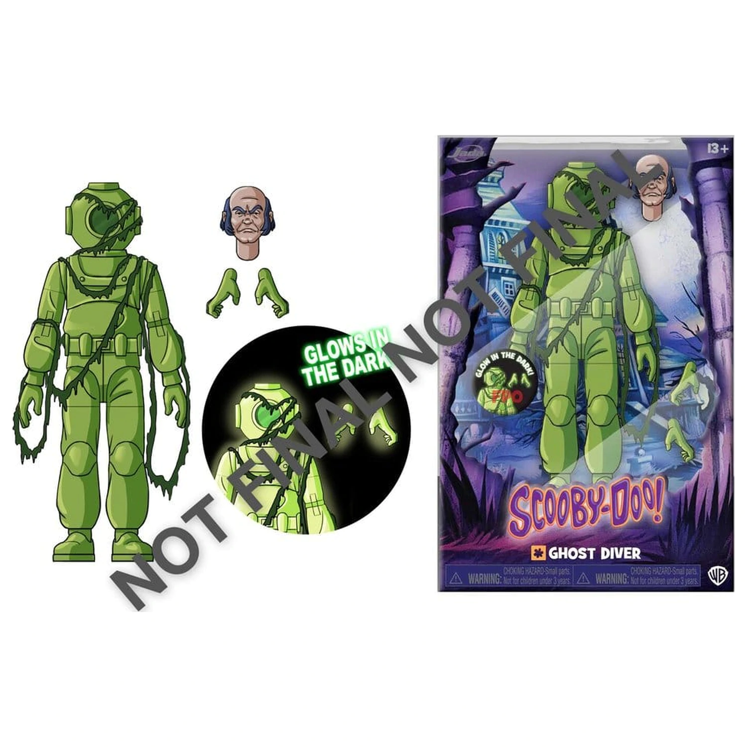 Scooby Doo figurka akcji Ghost Diver 16 cm zdjęcie produktu
