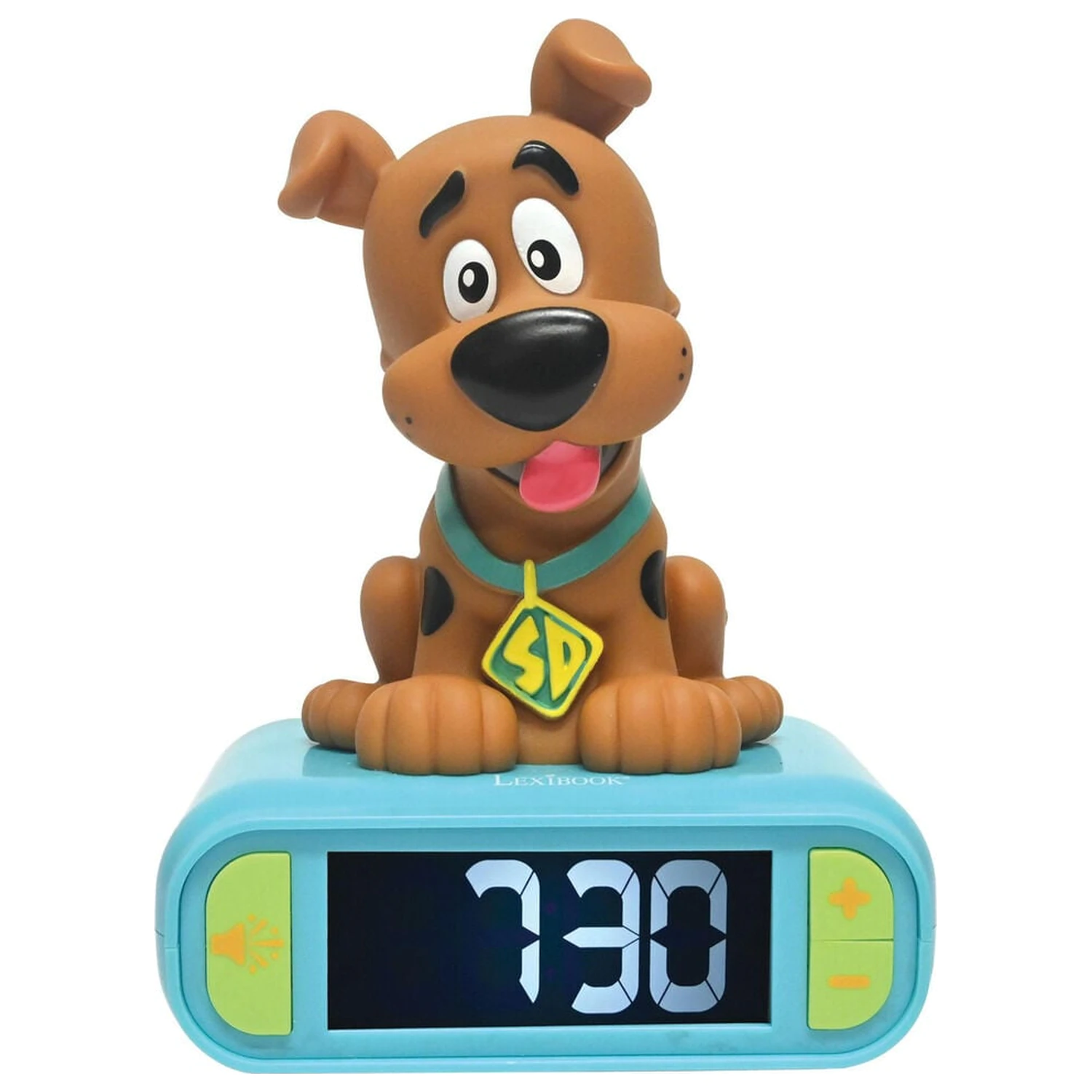 Cyfrowy budzik Scooby Doo z lampką nocną 3D Doo i efektami dźwiękowymi zdjęcie produktu