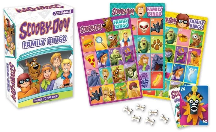 Scooby-Doo Gra Planszowa Rodzinne Bingo Wersja Angielska zdjęcie produktu