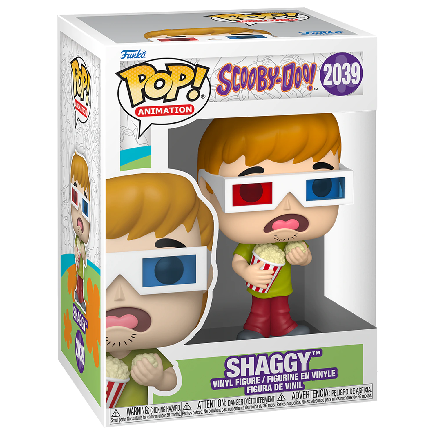 Figurka winylowa Scooby Doo Pop! Animation Shaggy 9 cm zdjęcie produktu