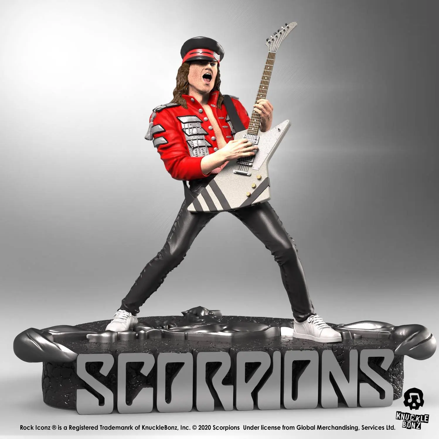 Scorpions Rock Iconz Statue Matthias Jabs Edycja Limitowana 22 cm zdjęcie produktu