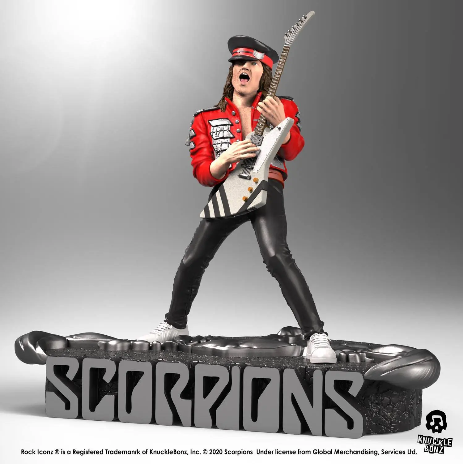 Scorpions Rock Iconz Statue Matthias Jabs Edycja Limitowana 22 cm zdjęcie produktu