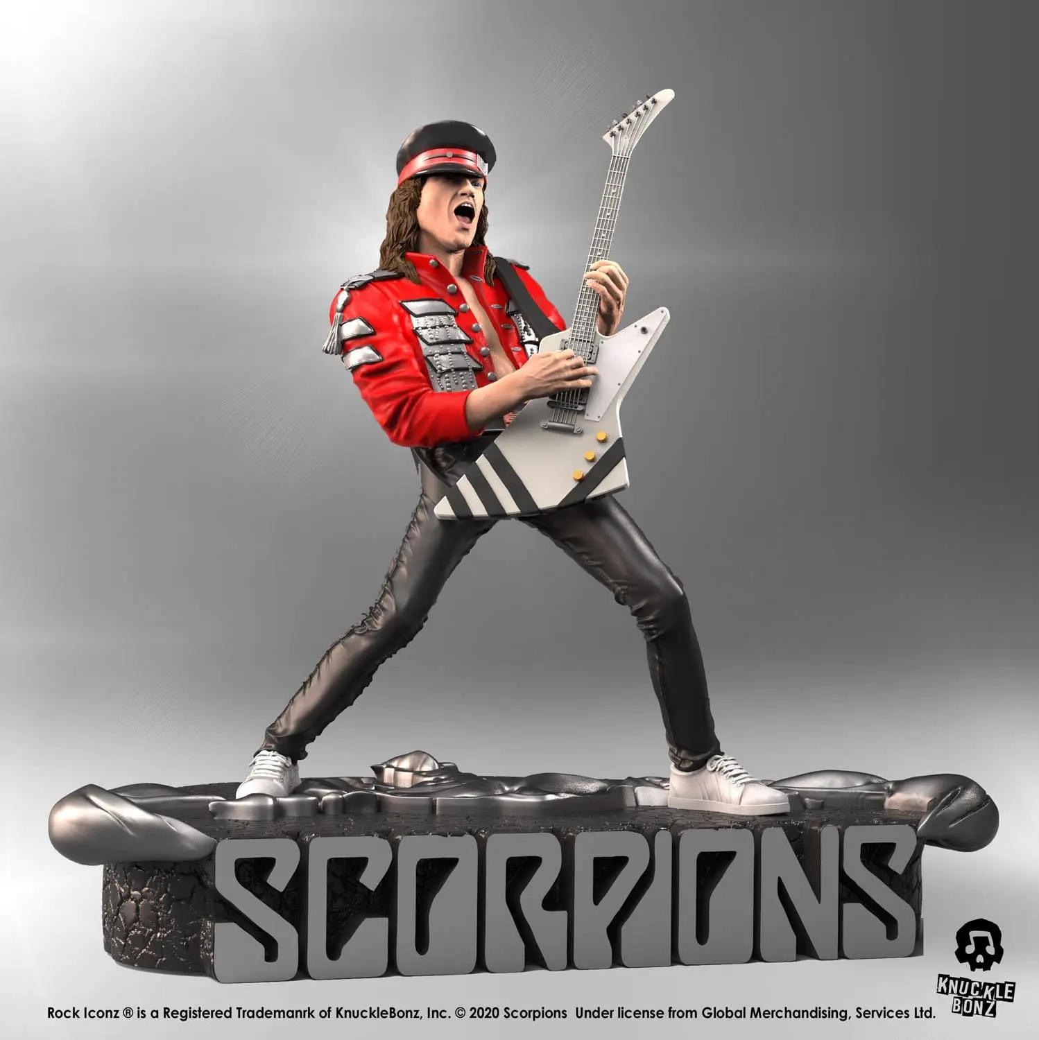 Scorpions Rock Iconz Statue Matthias Jabs Edycja Limitowana 22 cm zdjęcie produktu