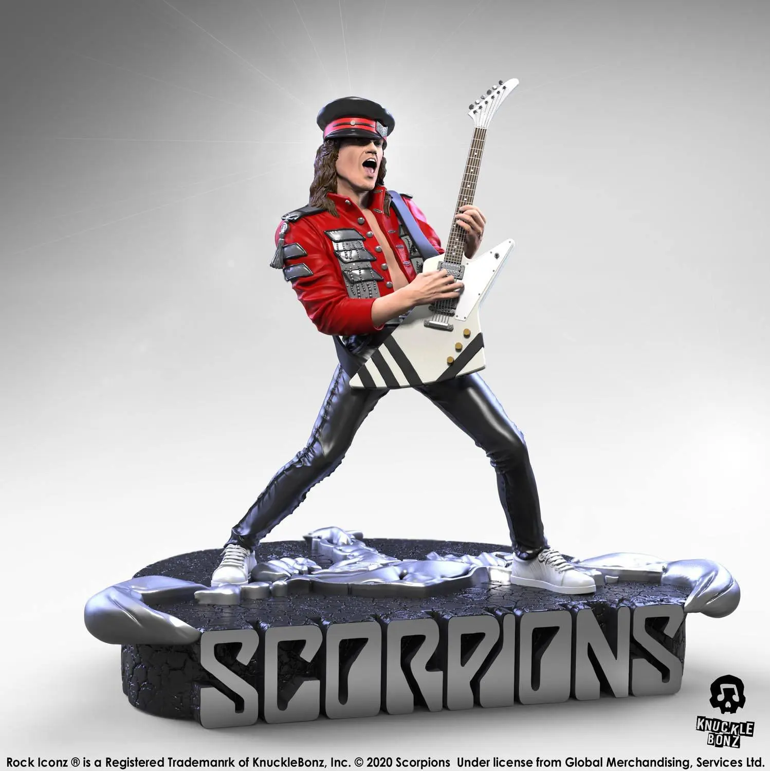 Scorpions Rock Iconz Statue Matthias Jabs Edycja Limitowana 22 cm zdjęcie produktu