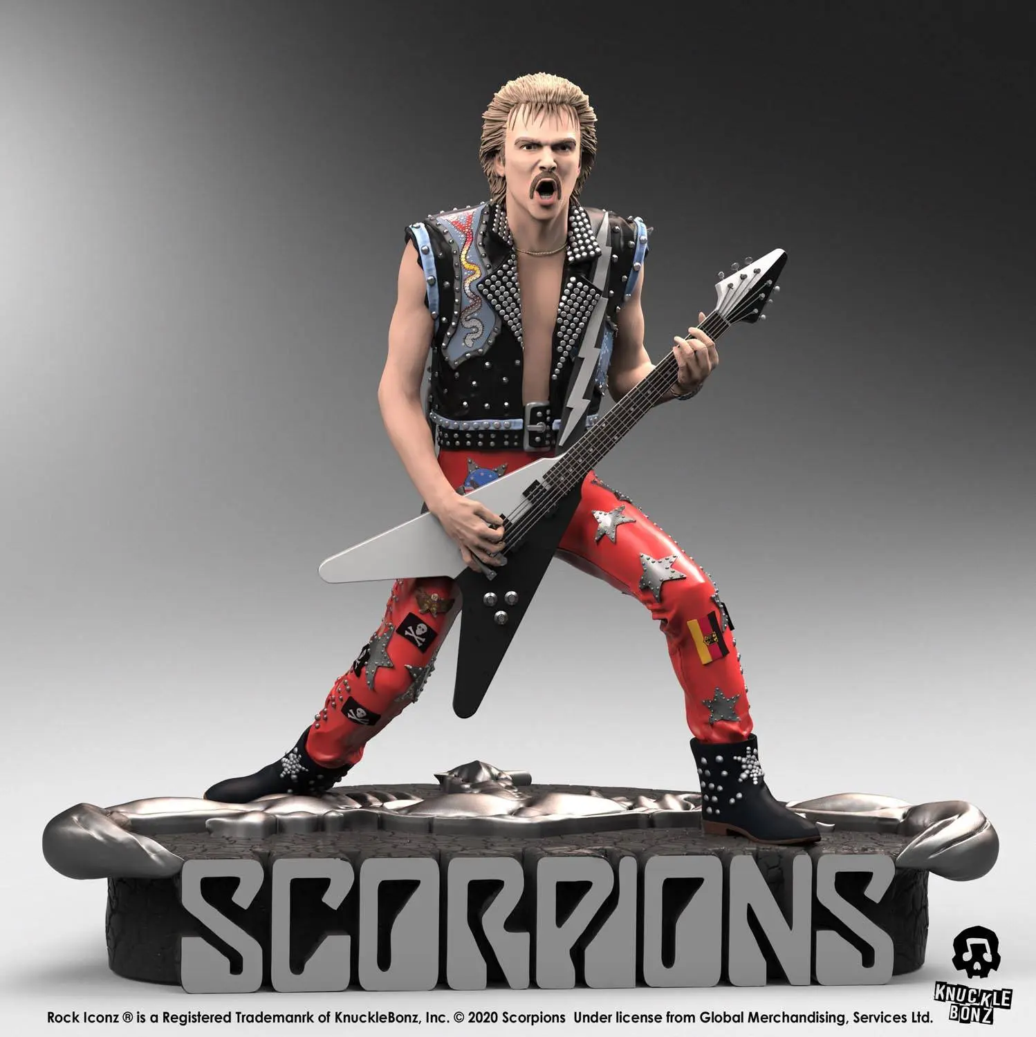 Scorpions Rock Iconz Statue Rudolf Schenker Edycja Limitowana 22 cm zdjęcie produktu