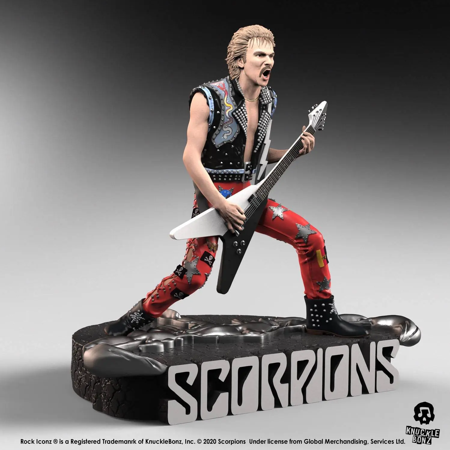 Scorpions Rock Iconz Statue Rudolf Schenker Edycja Limitowana 22 cm zdjęcie produktu