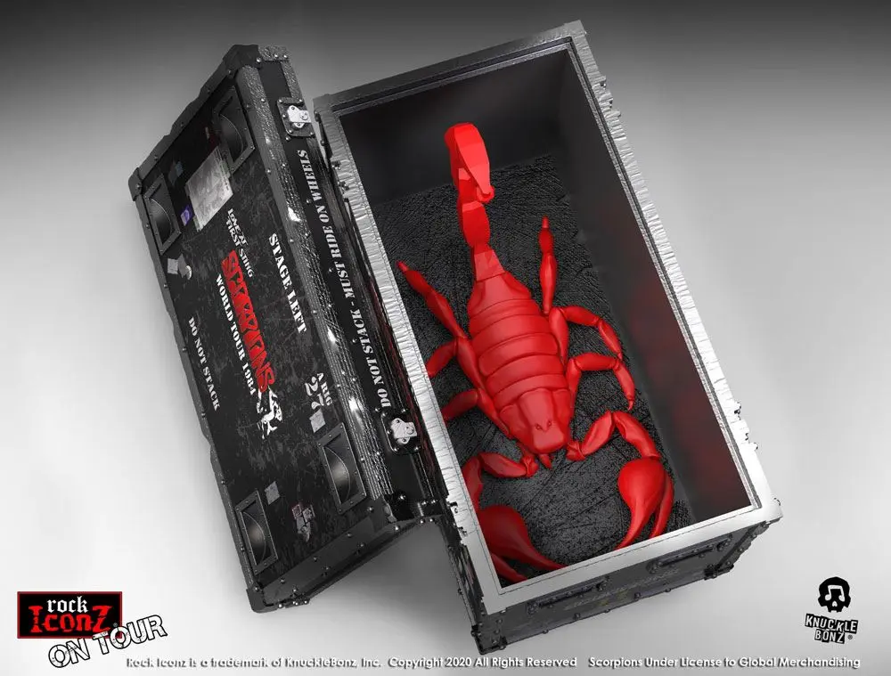 Scorpions Rock Ikonz On Tour World Tour 1984 Road Case Statua + Tło Sceny zdjęcie produktu