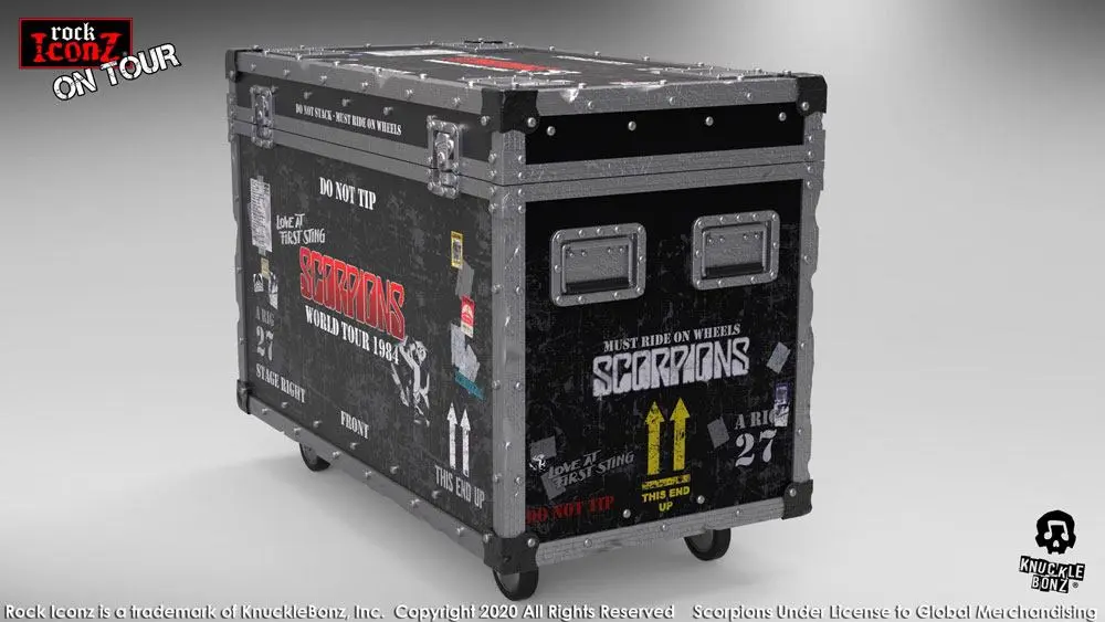 Scorpions Rock Ikonz On Tour World Tour 1984 Road Case Statua + Tło Sceny zdjęcie produktu