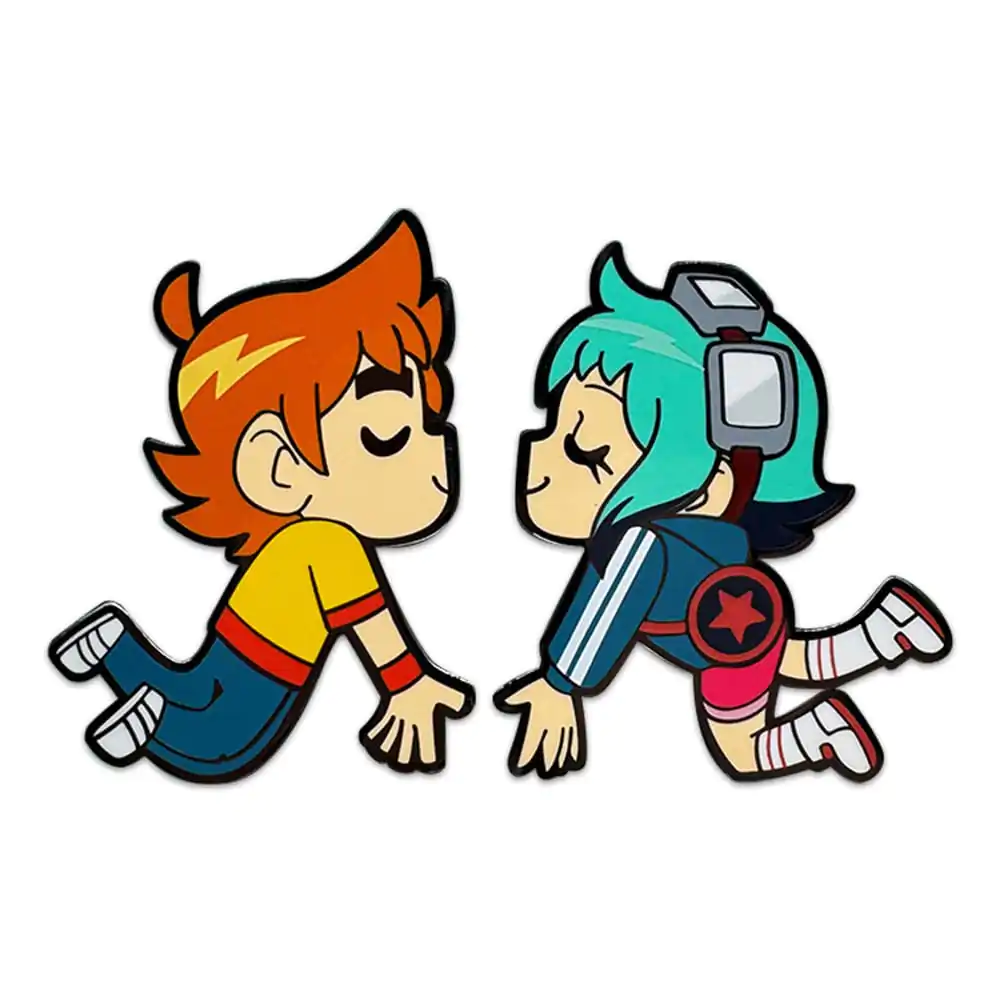 Scott Pilgrim Przypinka Scott & Ramona Całujący się 5 cm zdjęcie produktu