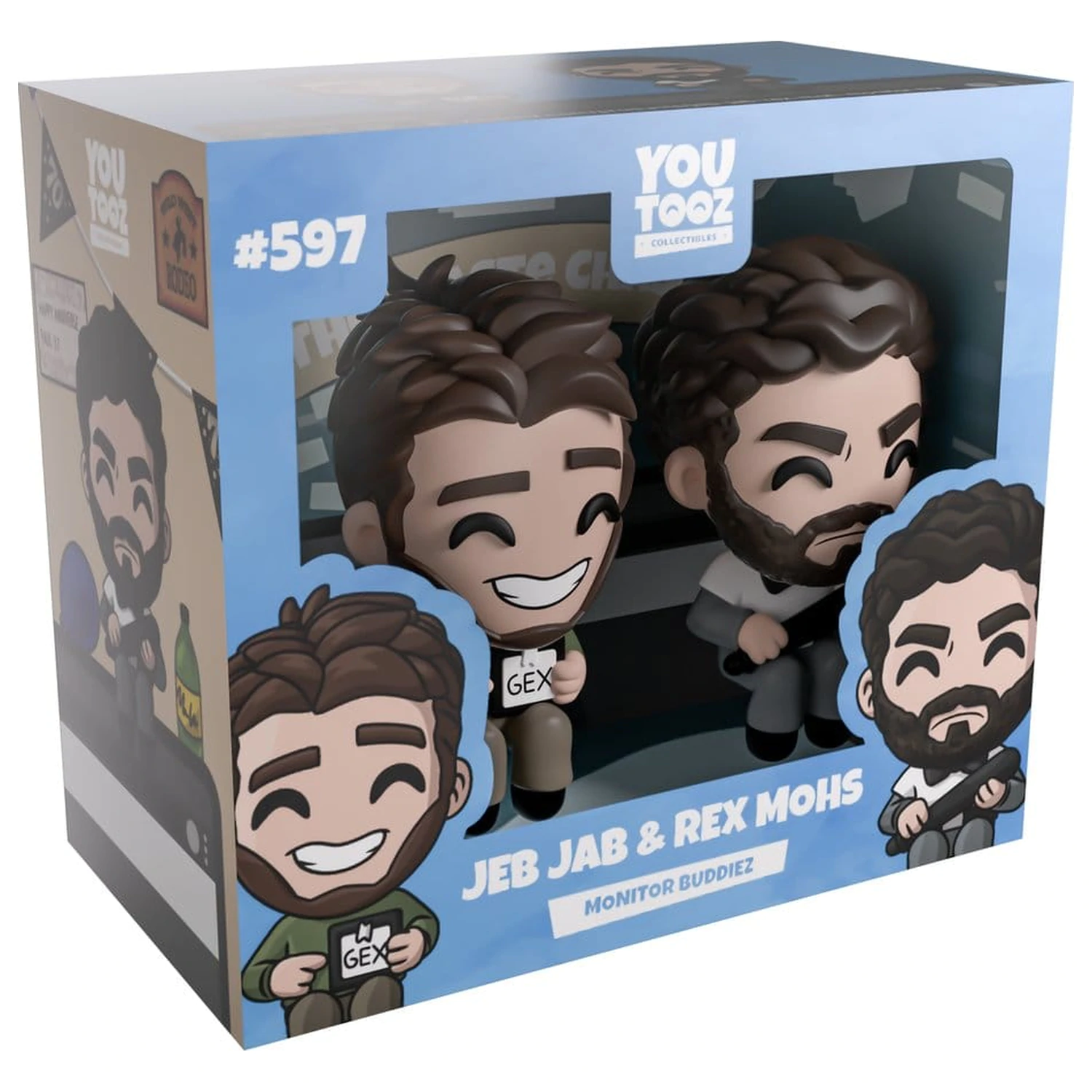 Scott the Woz Winyle Figurki Jeb Jab i Rex Mohs Monitor Buddiez 6 cm zdjęcie produktu