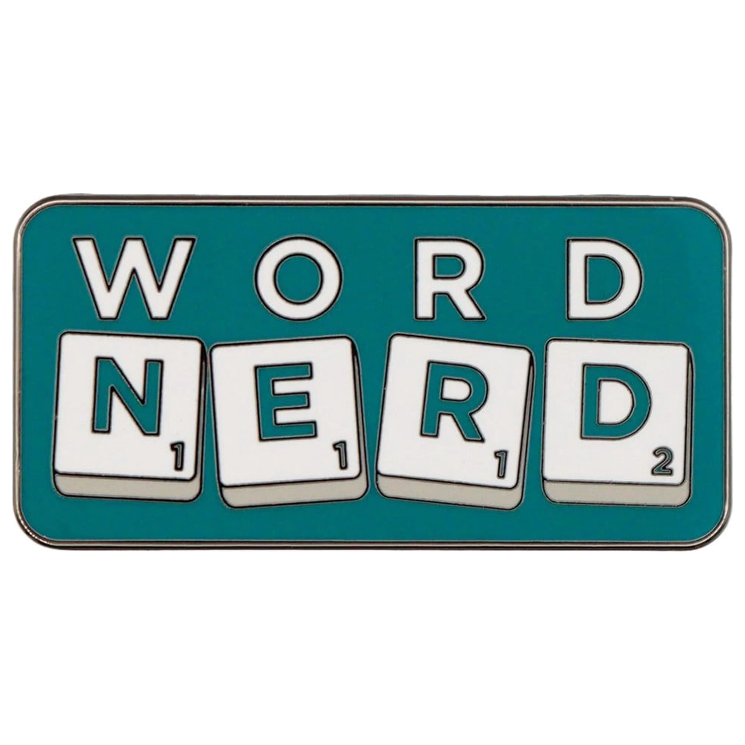 Scrabble Pin Badge Word Nerd Limitowana Edycja zdjęcie produktu
