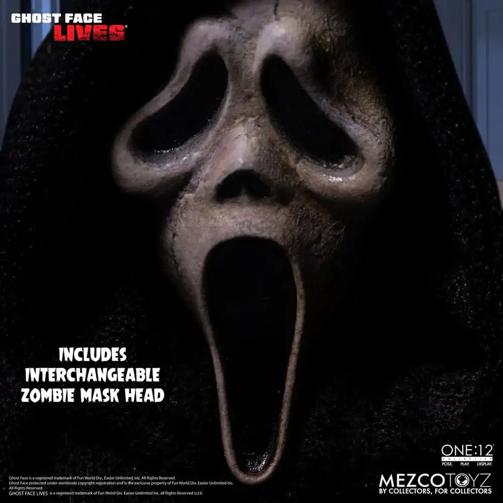 Figurka Akcji Scream 1/12 Ghost Face 16 cm zdjęcie produktu