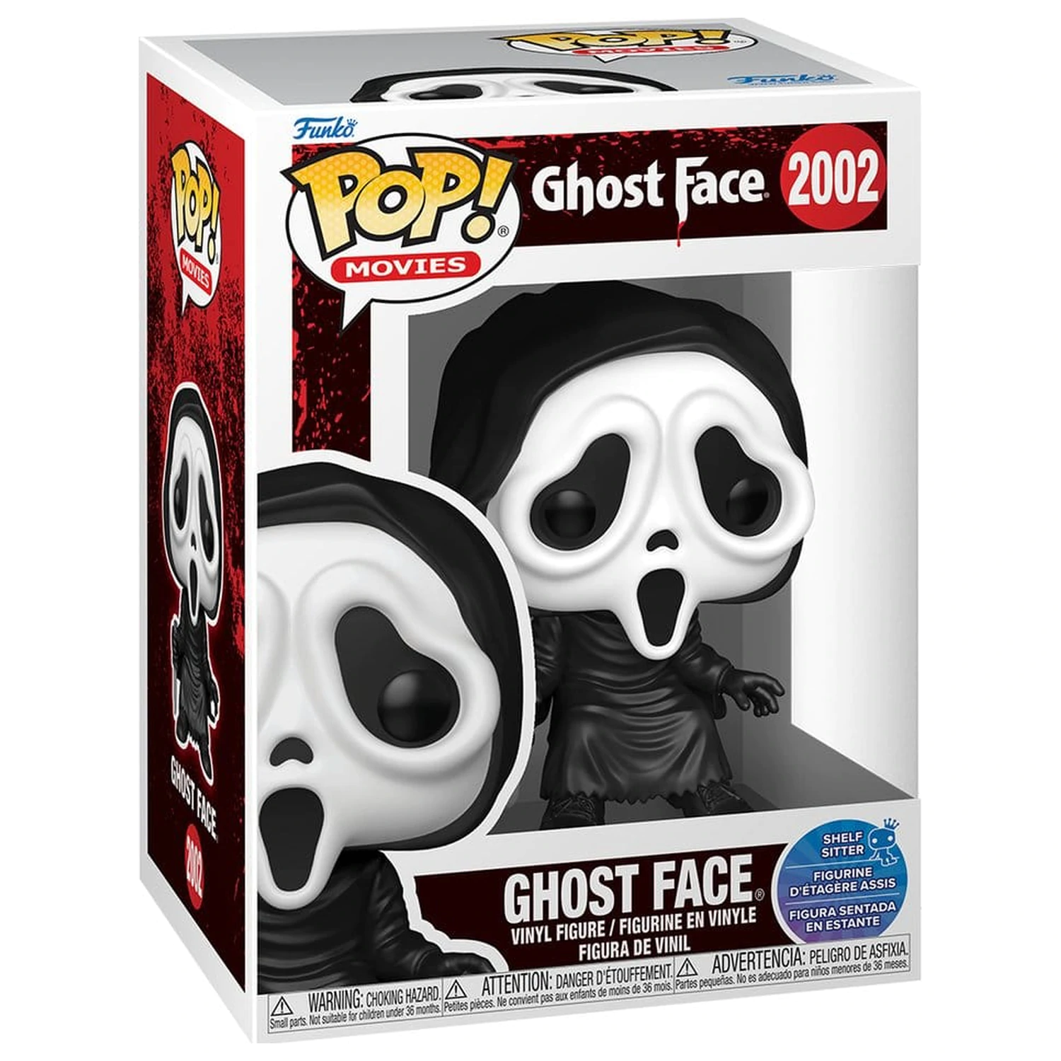 Scream Funko POP! Movies Vinyl Figure Ghost Face (Sit) 9 cm zdjęcie produktu