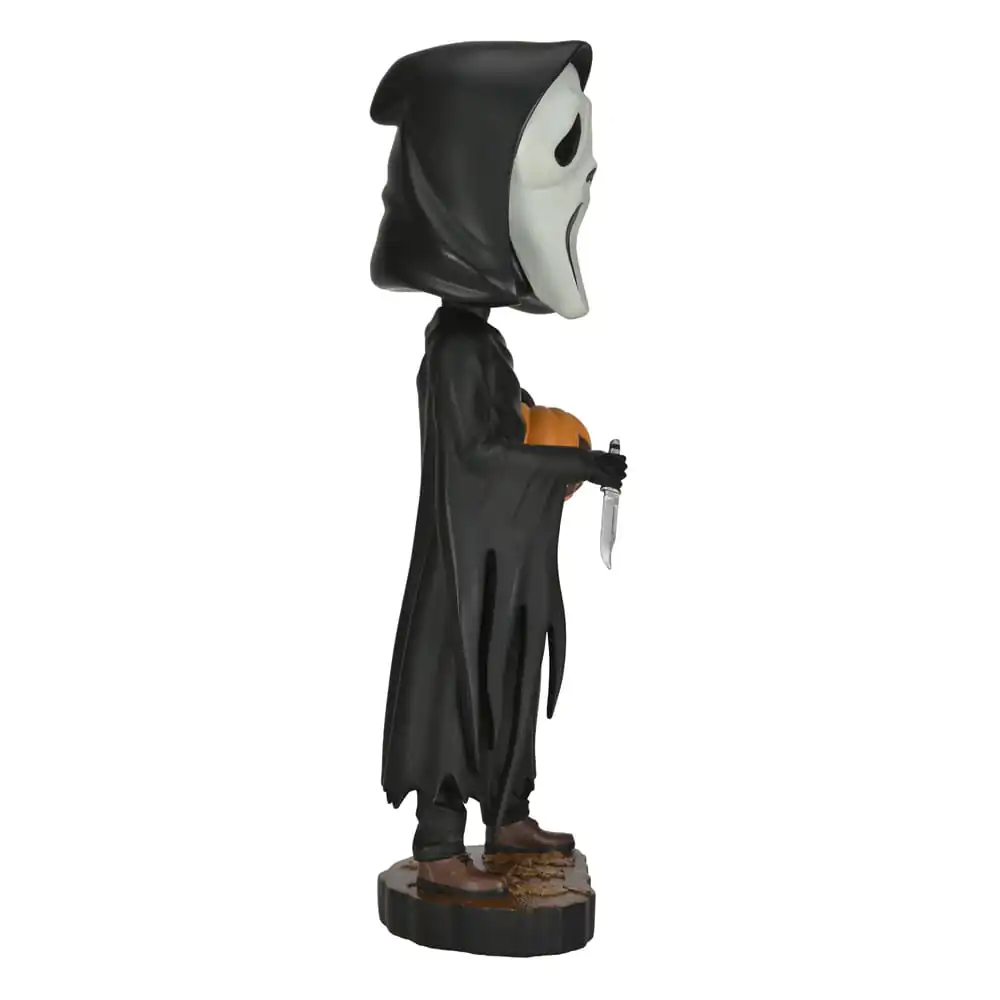 Figurka kiwająca głową Head Knocker Scream Ghost Face z dynią 20 cm zdjęcie produktu