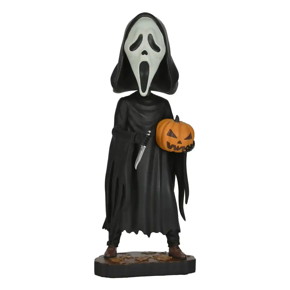 Figurka kiwająca głową Head Knocker Scream Ghost Face z dynią 20 cm zdjęcie produktu