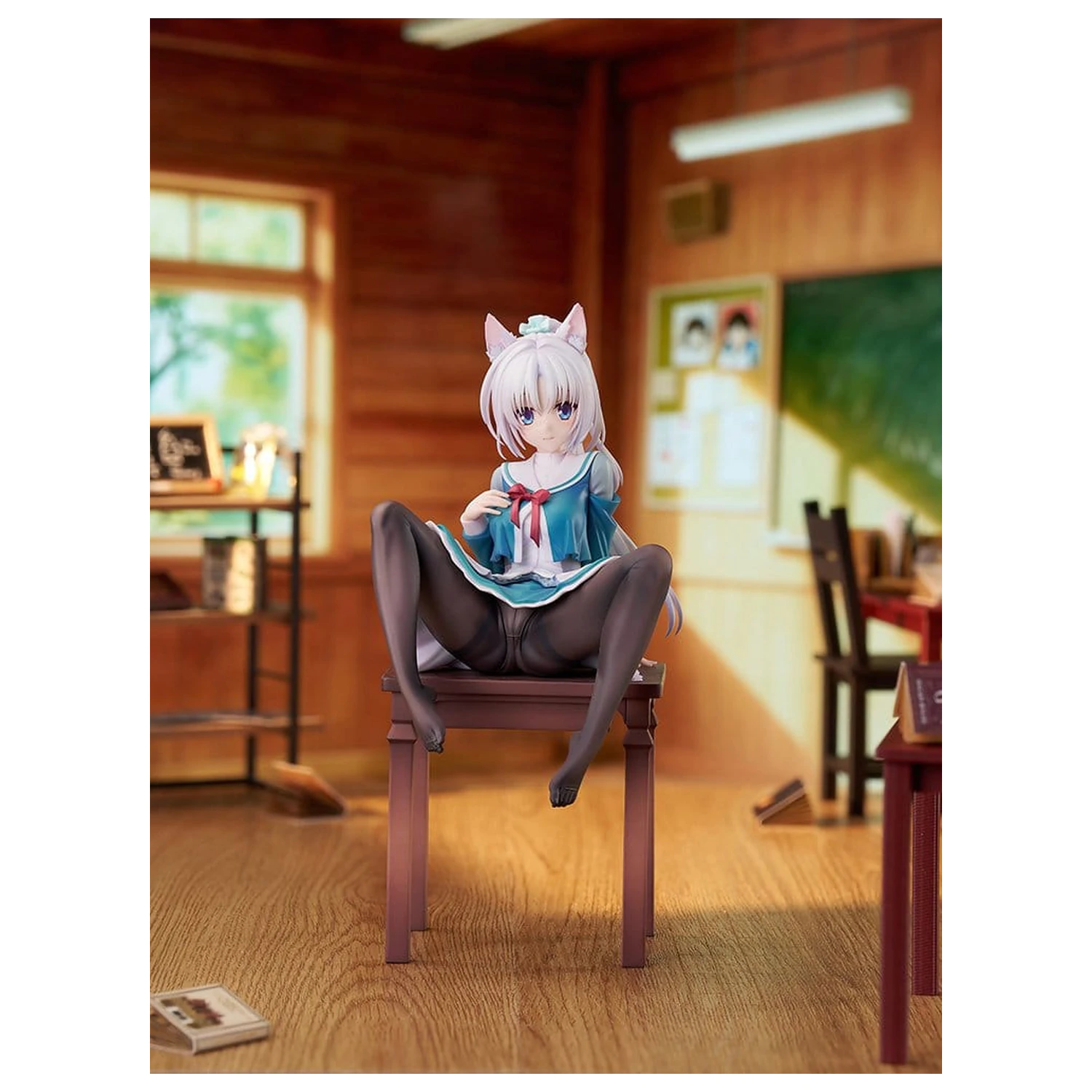 Senren*Banka PVC Figurka 1/7 Yoshino Asatake Animal Ears School Uniform Ver. 21 cm zdjęcie produktu