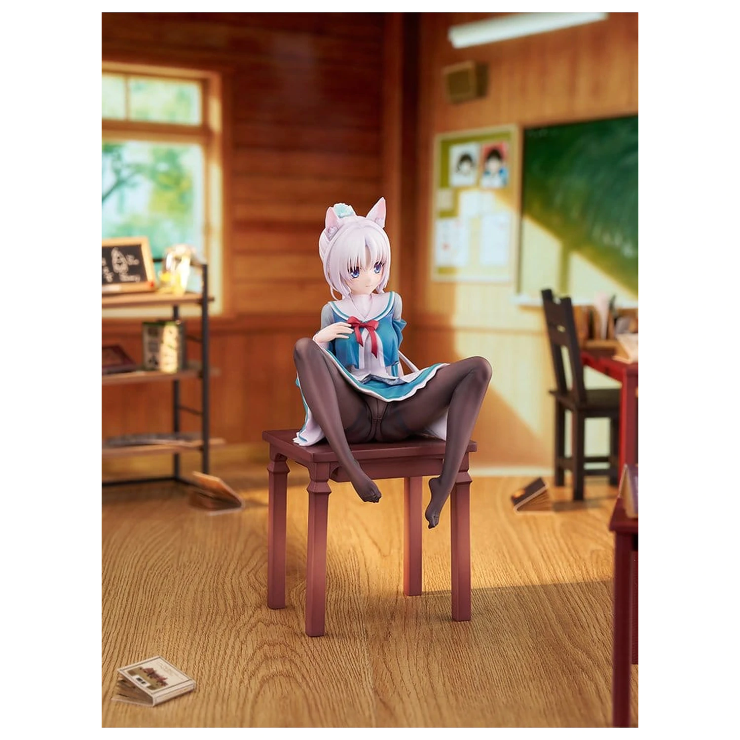 Senren*Banka PVC Figurka 1/7 Yoshino Asatake Animal Ears School Uniform Ver. 21 cm zdjęcie produktu