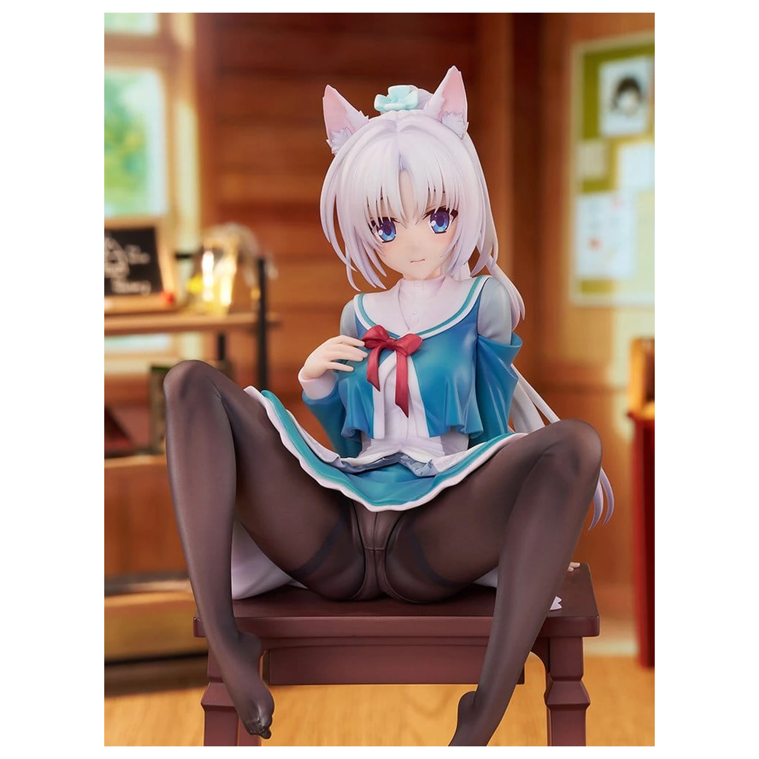 Senren*Banka PVC Figurka 1/7 Yoshino Asatake Animal Ears School Uniform Ver. 21 cm zdjęcie produktu