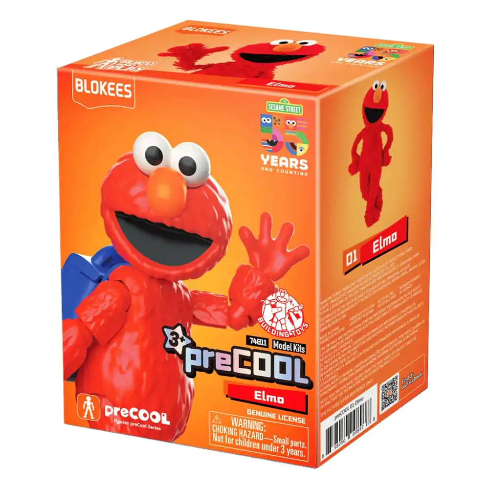Sesame Street Blokees PreCool Series 1 Plastikowy Model Zestaw 01 Elmo 12 cm zdjęcie produktu