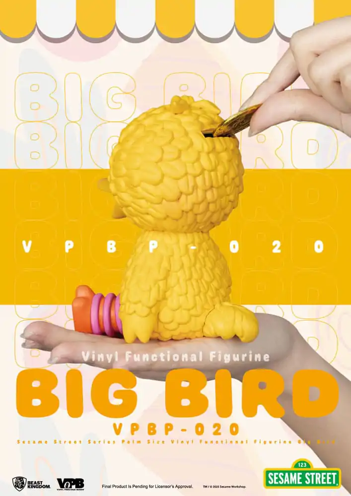 Sesame Street Piggy Vinyl Bank Big Bird 12 cm zdjęcie produktu