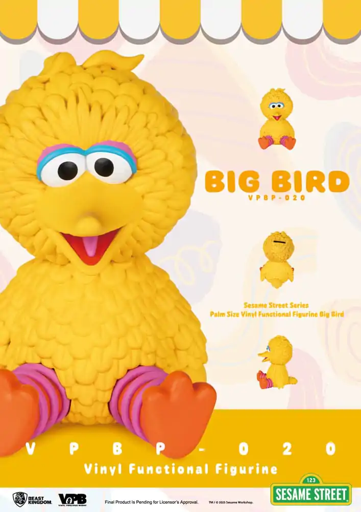 Sesame Street Piggy Vinyl Bank Big Bird 12 cm zdjęcie produktu