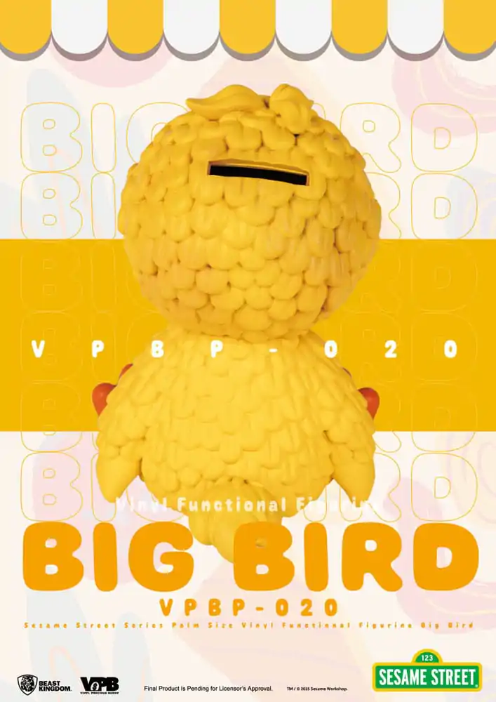 Sesame Street Piggy Vinyl Bank Big Bird 12 cm zdjęcie produktu