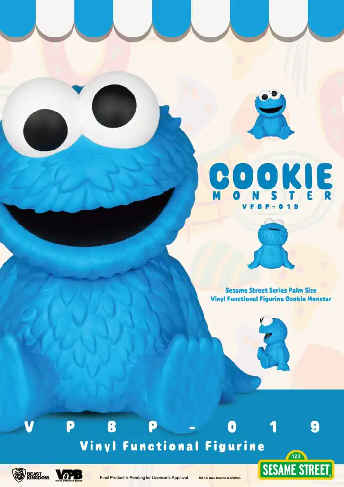 Ulica Sezamkowa Skarbonka Winyl Cookie Monster 12 cm zdjęcie produktu