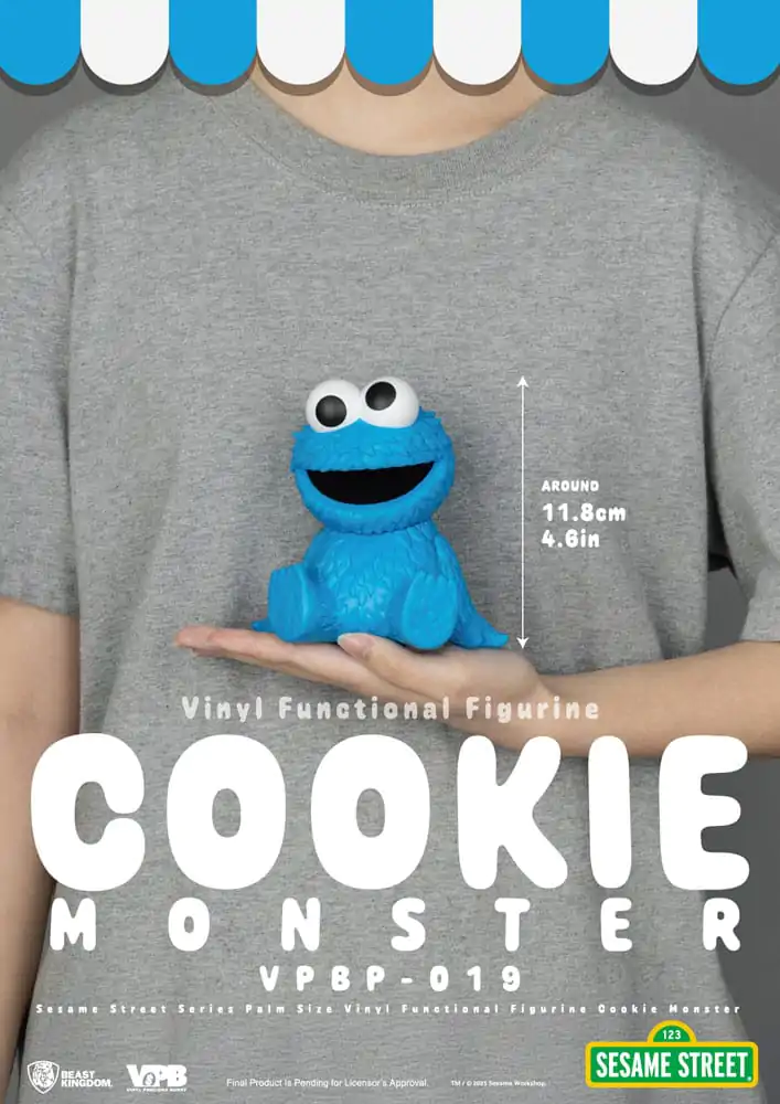 Ulica Sezamkowa Skarbonka Winyl Cookie Monster 12 cm zdjęcie produktu