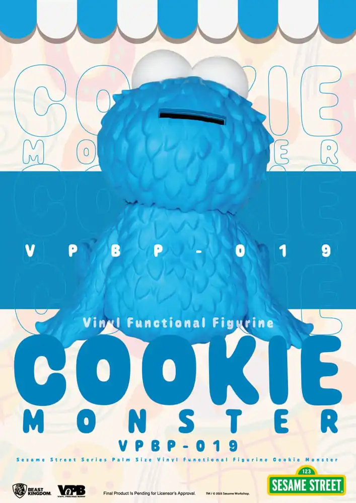 Ulica Sezamkowa Skarbonka Winyl Cookie Monster 12 cm zdjęcie produktu