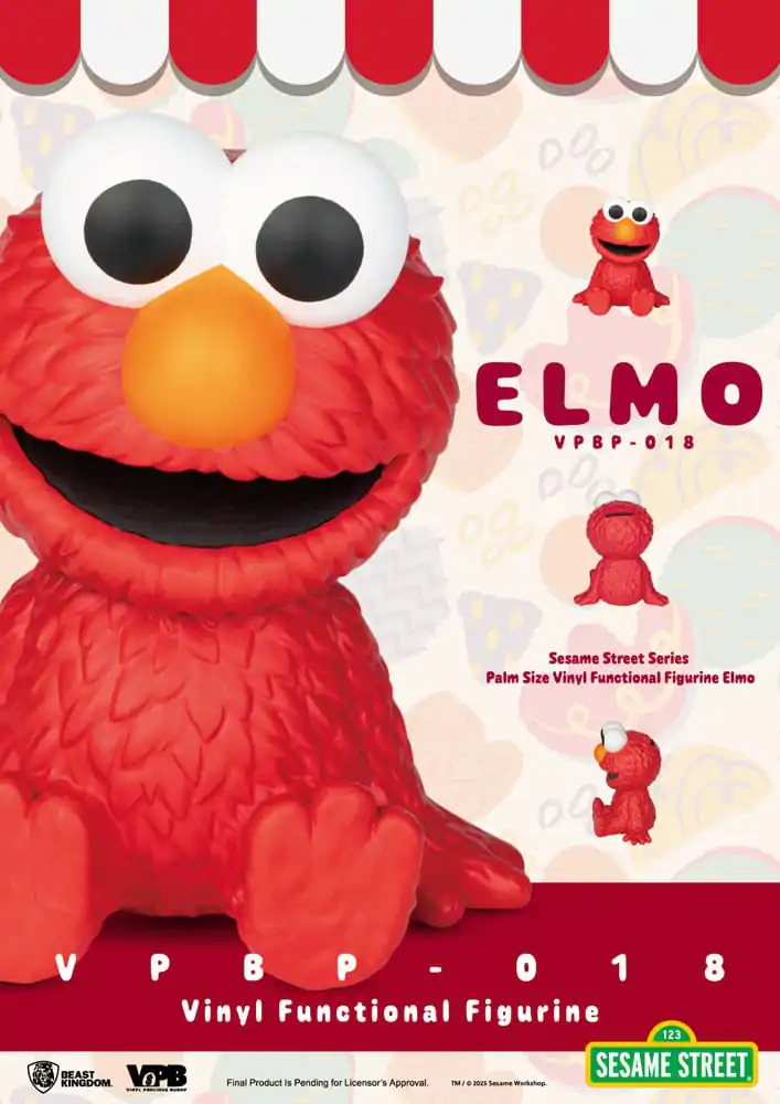 Ulica Sezamkowa Elmo świnka skarbonka winylowa 12 cm zdjęcie produktu