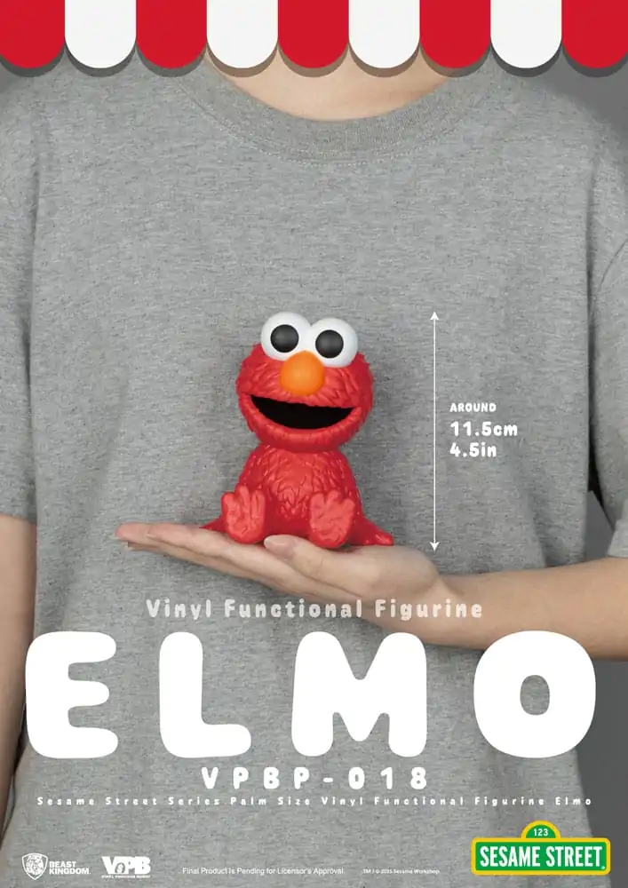 Ulica Sezamkowa Elmo świnka skarbonka winylowa 12 cm zdjęcie produktu