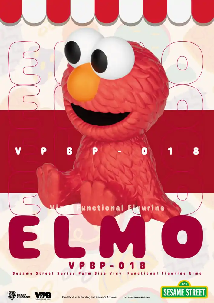 Ulica Sezamkowa Elmo świnka skarbonka winylowa 12 cm zdjęcie produktu