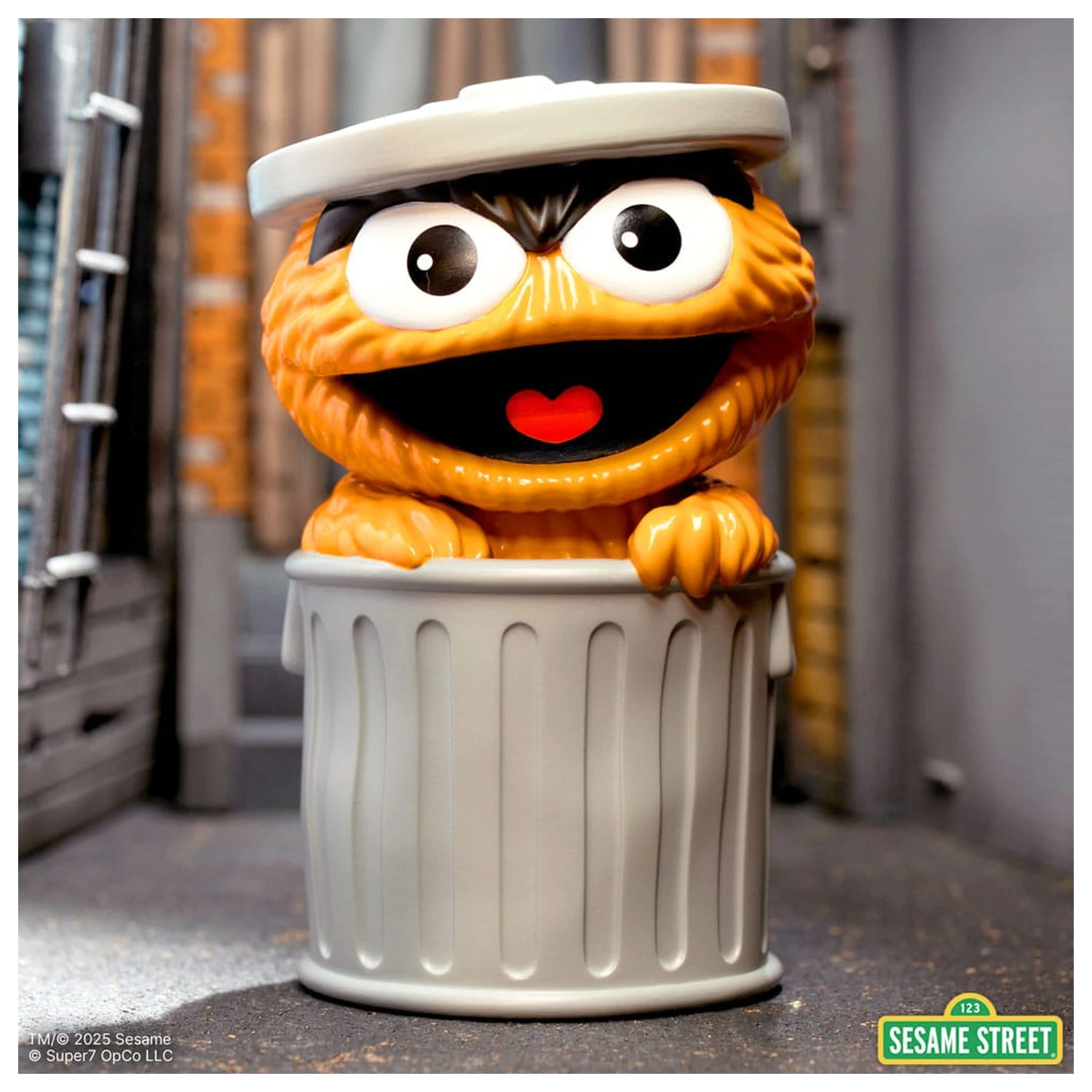 Sesame Street FUN! FUN! Winyl Figurka Oscar the Grouch (Orange) 13 cm zdjęcie produktu