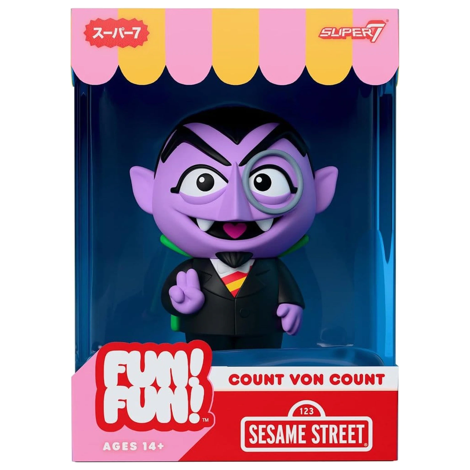 Sesame Street Fun! Fun! winylowa figurka Wave 01 - Count von Count 18 cm zdjęcie produktu