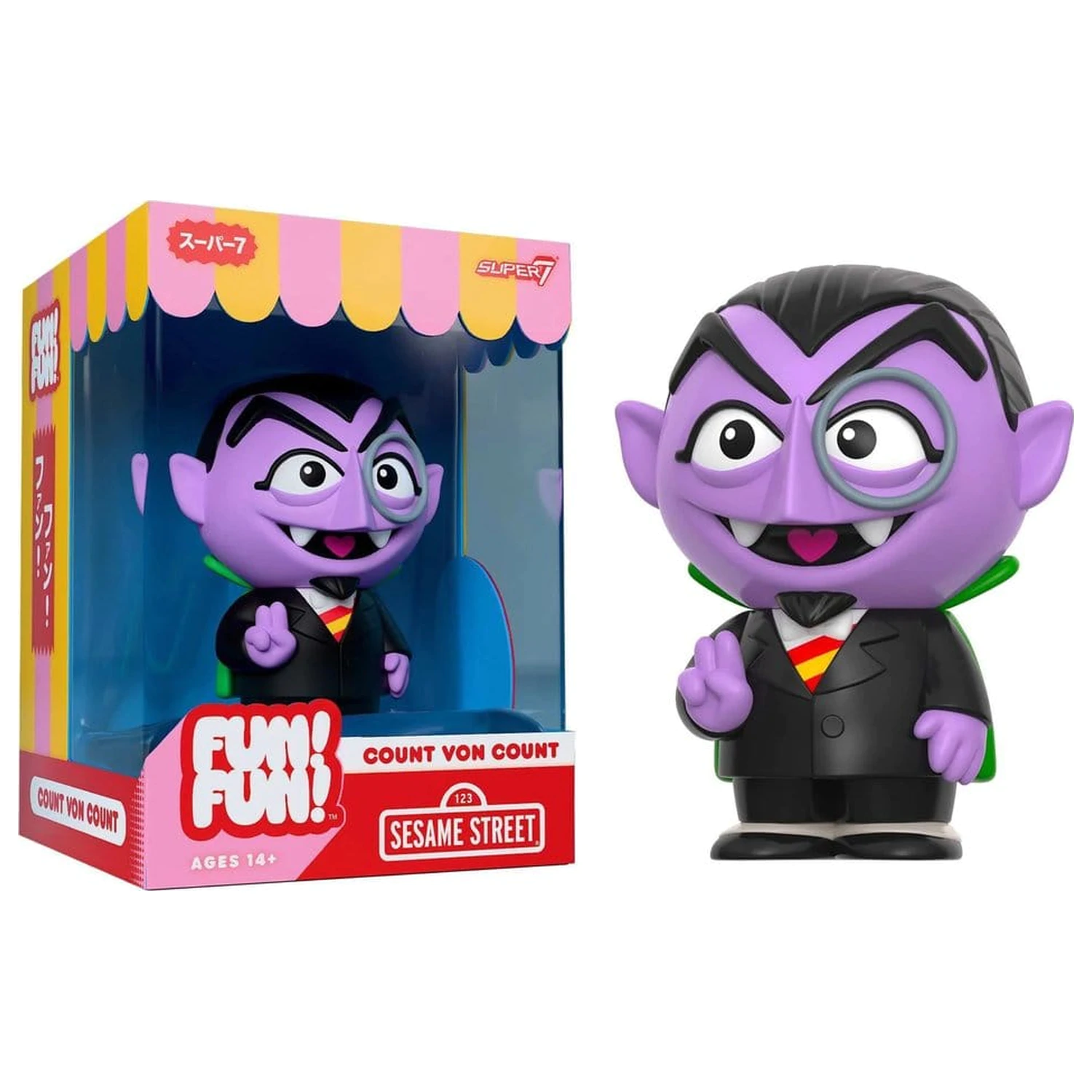 Sesame Street Fun! Fun! winylowa figurka Wave 01 - Count von Count 18 cm zdjęcie produktu