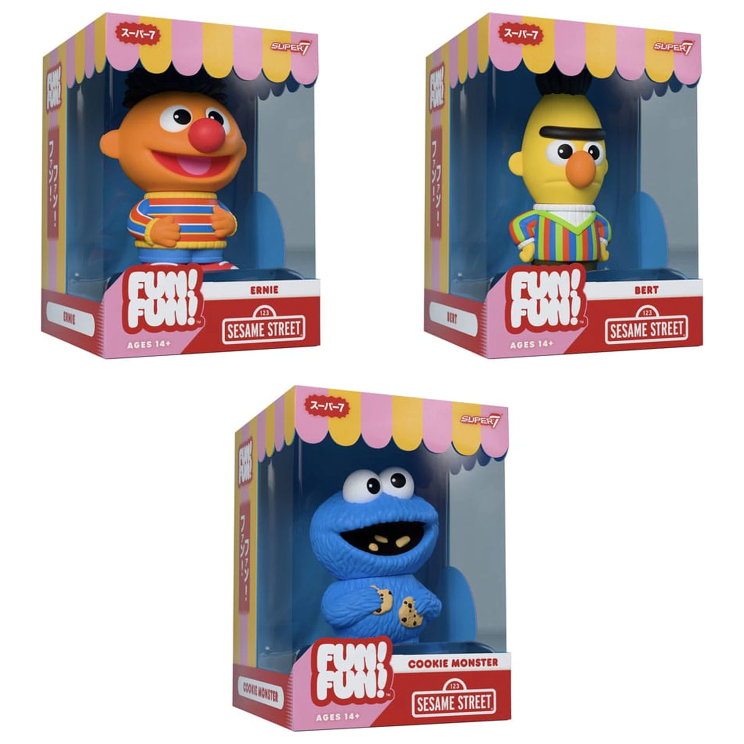 Sesame Street FUN! FUN! Figurka winylowa Wave 02 Ernie 13 cm zdjęcie produktu