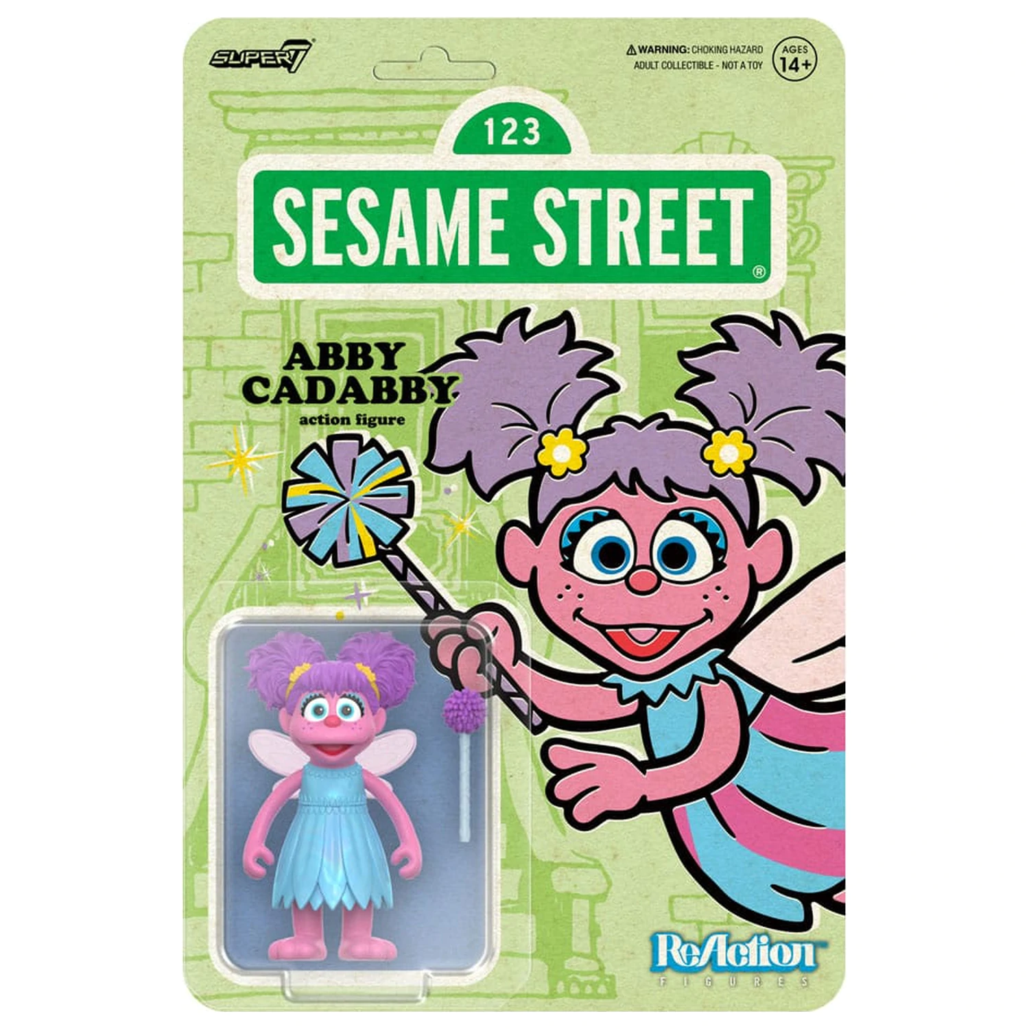 Sesame Street ReAction Figurka akcji Wave 05 Abby Cadabby 10 cm zdjęcie produktu