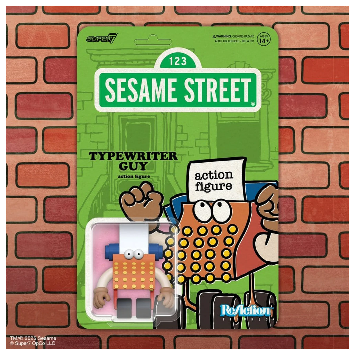 Sesame Street ReAction figurka Wave 06 Typewriter Guy 6 cm zdjęcie produktu