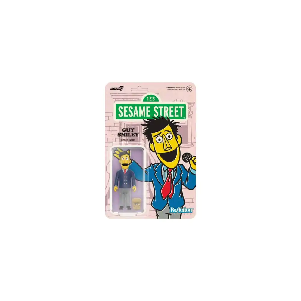 Sesame Street ReAction Figurka Akcji Seria 02 Guy Smiley (Z Chlebem) 10 cm zdjęcie produktu
