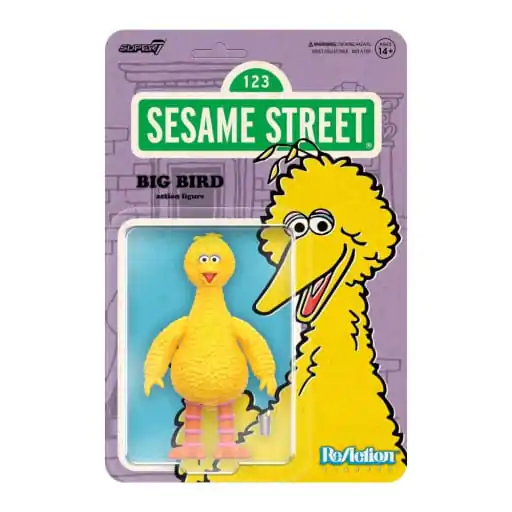 Ulica Sezamkowa ReAction Figurka Akcji Fala 03 Big Bird 10 cm zdjęcie produktu